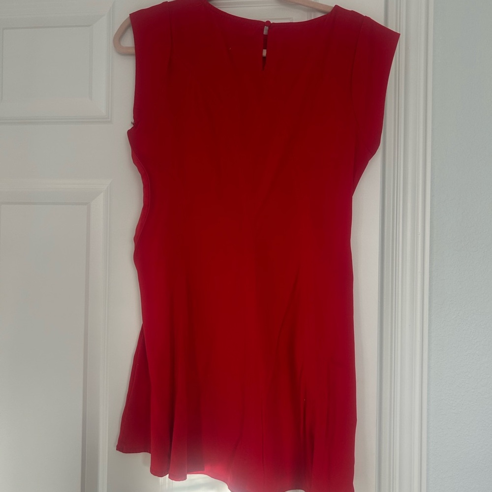 Chic Red Mini Dress